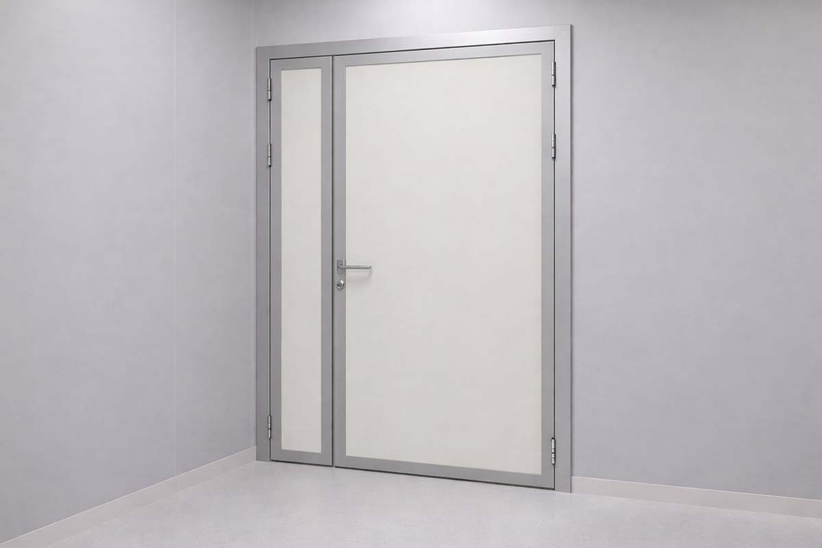 porta anti-x doppio battente